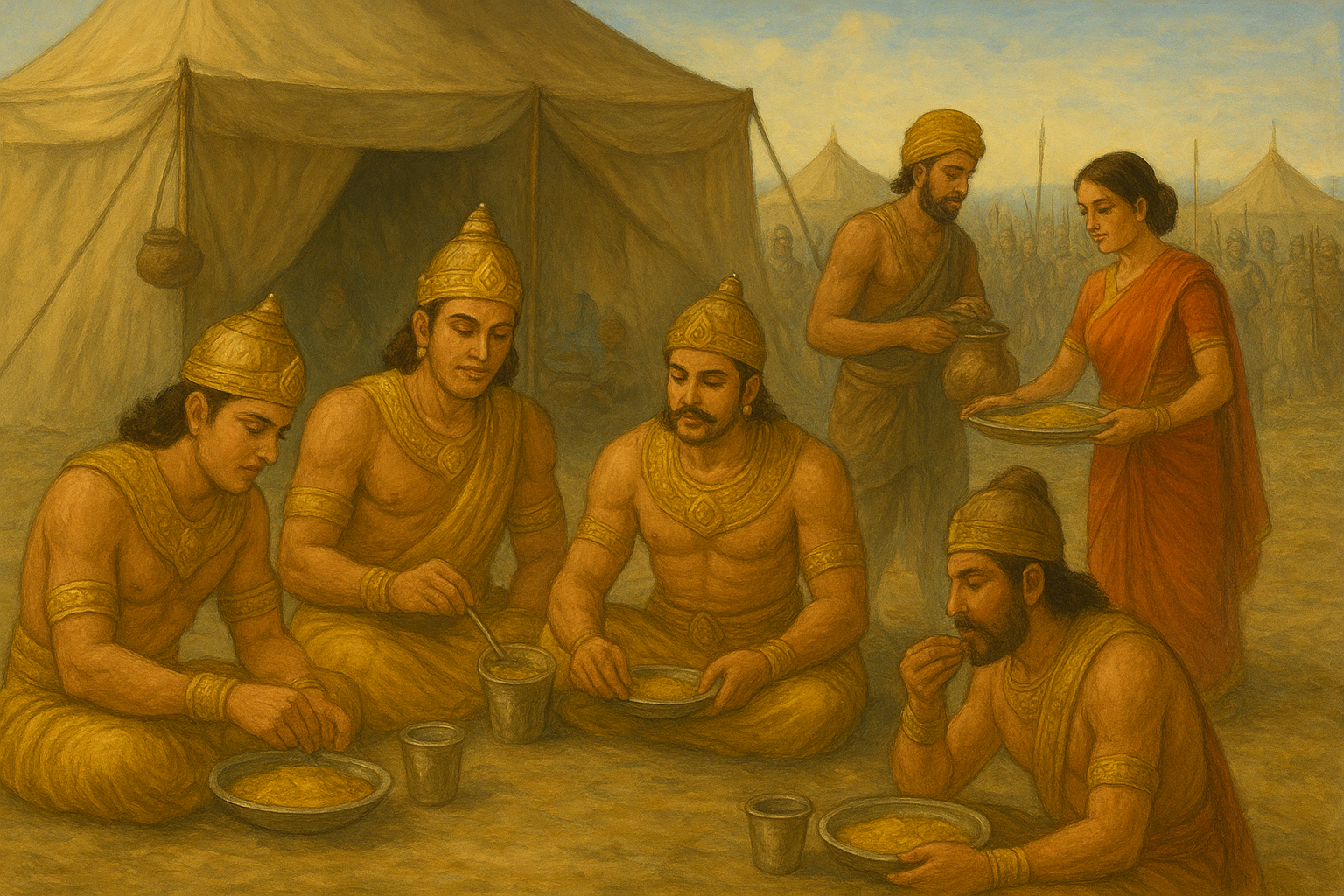 Mahabharat Ke Yuddh Main Bhojan Ka Prabandhan